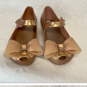 Mini Melissa Ultragirl Bow Blush Pearlized